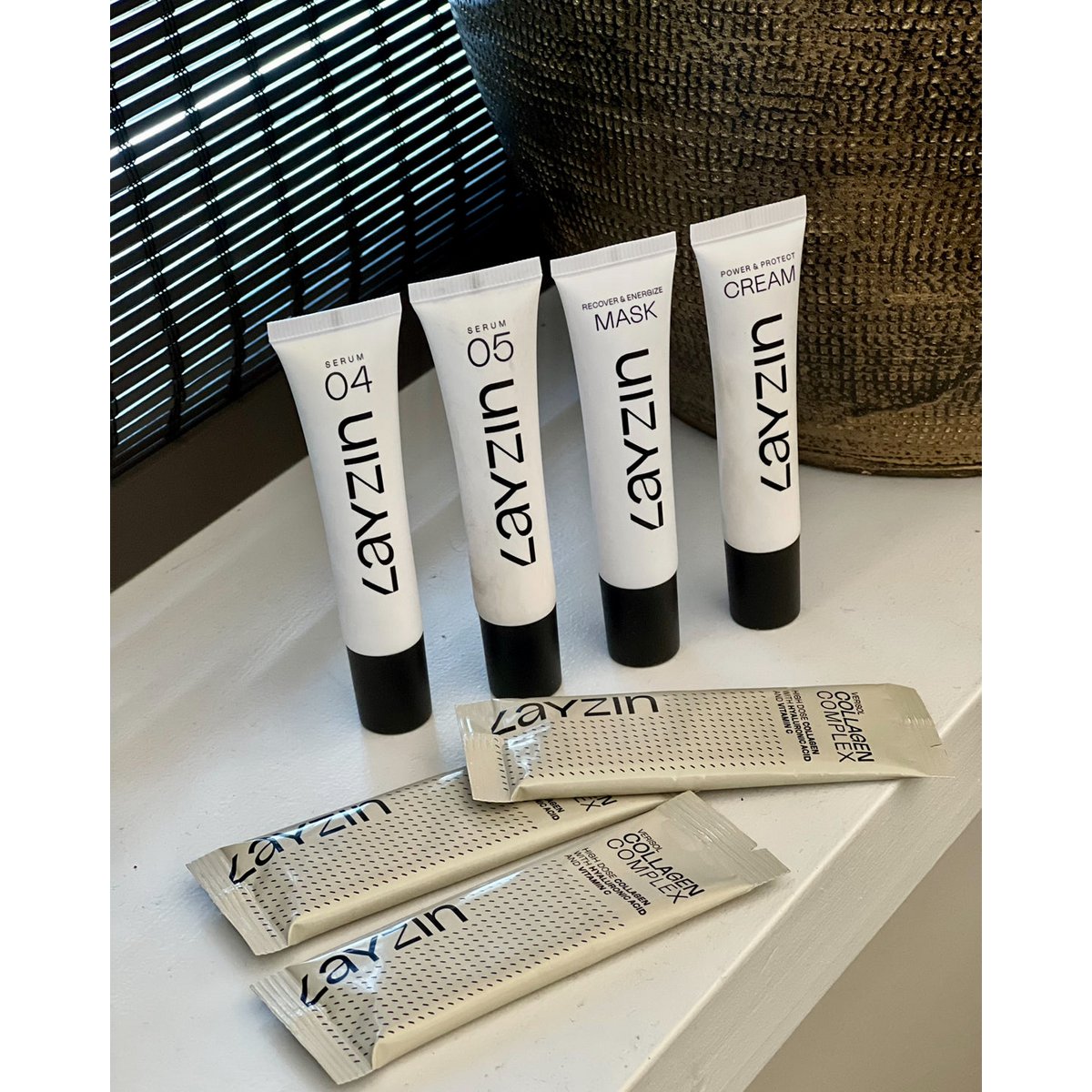 Skin Recovery Travel SET: 4 mini's en 3x Collageen