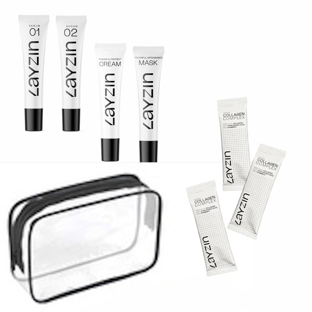 Essentials Travel SET: 4 mini's en 3x Collageen